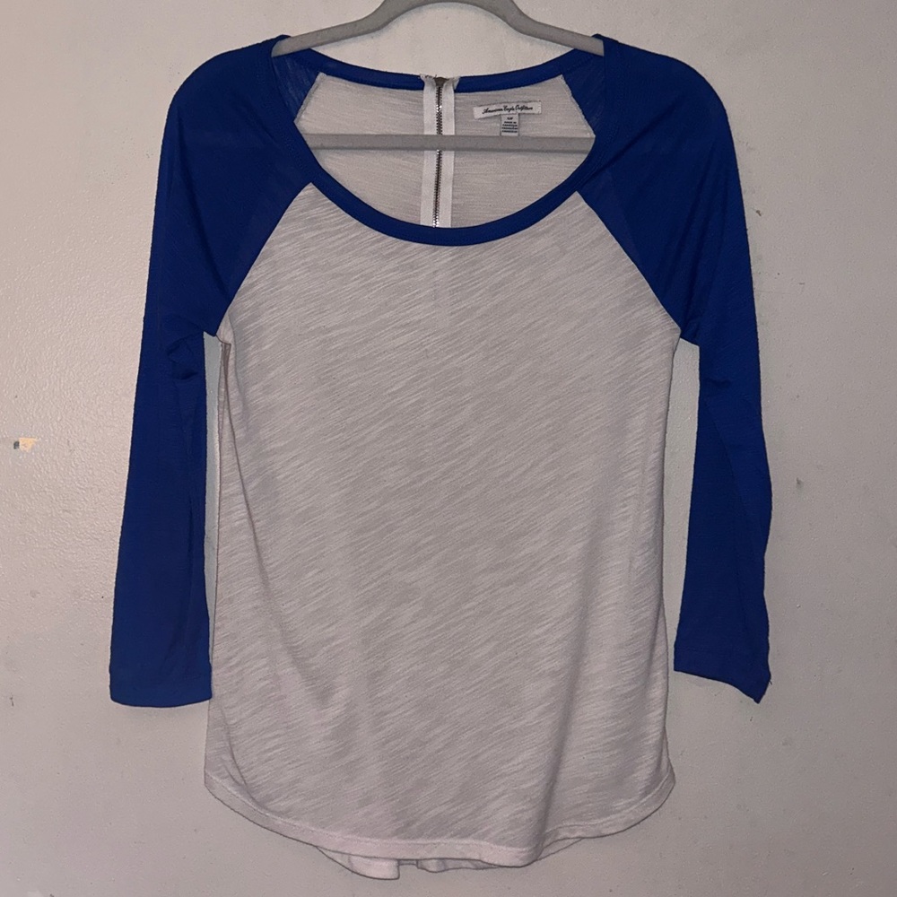 American eagle quarter sleeve shirt